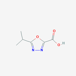 molecular formula C6H8N2O3 B1629126 5-Isopropyl-1,3,4-oxadiazole-2-carboxylic acid CAS No. 944907-13-5