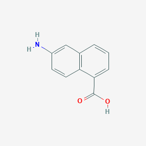 molecular formula C11H9NO2 B1629128 6-Amino-1-naphthoic acid CAS No. 32018-89-6