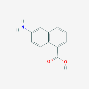 molecular formula C11H9NO2 B1629128 6-Amino-naphthalene-1-carboxylic acid CAS No. 32018-89-6