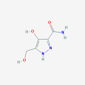 4-Hydroxy-5-(hydroxymethyl)-1H-pyrazole-3-carboxamide