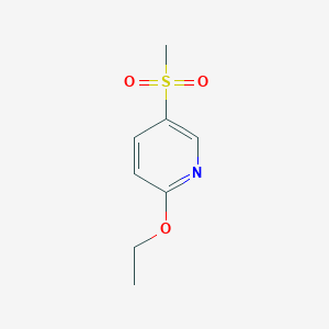 molecular formula C8H11NO3S B1629133 2-Ethoxy-5-(methylsulfonyl)pyridine CAS No. 721430-01-9