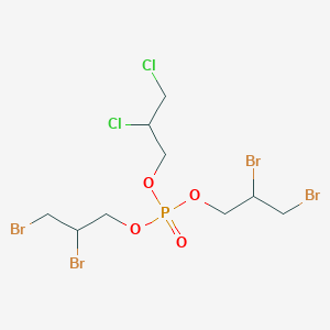molecular formula C9H15Br4Cl2O4P B1629135 Bis(2,3-dibromopropyl) 2,3-dichloropropyl phosphate CAS No. 22945-76-2