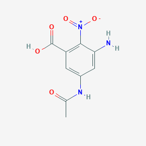 5-Acetamido-3-amino-2-nitrobenzoic acid
