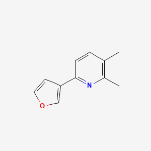 molecular formula C11H11NO B1629148 6-(3-Furanyl)-2,3-dimethylpyridine CAS No. 53913-07-8