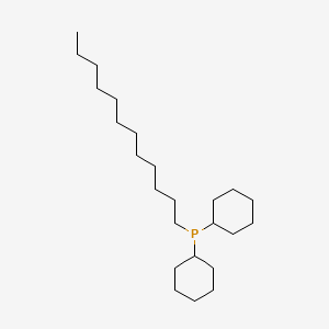 B1629193 Dicyclohexyldodecylphosphine CAS No. 84878-59-1