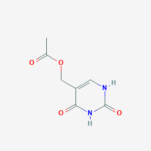 (2,4-Dioxo-1,2,3,4-tetrahydropyrimidin-5-yl)methyl acetate