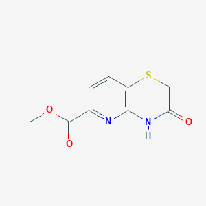 molecular formula C9H8N2O3S B1629202 Methyl 3-oxo-3,4-dihydro-2H-pyrido[3,2-b][1,4]thiazine-6-carboxylate CAS No. 443956-13-6