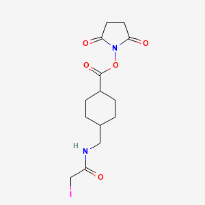 4-(Iodoacetamidomethyl)cyclohexanecarboxylic acid-NHS