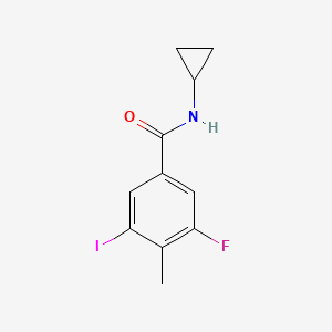 N-cyclopropyl-3-fluoro-5-iodo-4-methylbenzamide