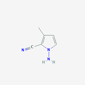 1-Amino-3-methyl-1H-pyrrole-2-carbonitrile