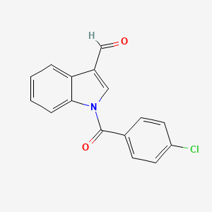 1-(4-Chlorobenzoyl)-1H-indole-3-carbaldehyde