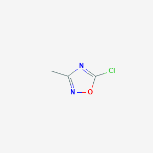 molecular formula C3H3ClN2O B1629218 5-Chloro-3-methyl-1,2,4-oxadiazole CAS No. 67869-91-4
