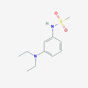 molecular formula C11H18N2O2S B1629219 N-(3-(Diethylamino)phenyl)methanesulfonamide CAS No. 52603-47-1