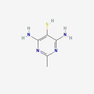 4,6-Diamino-2-methylpyrimidine-5-thiol