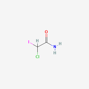 molecular formula C2H3ClINO B1629252 2-Chloro-2-iodoacetamide CAS No. 62872-35-9