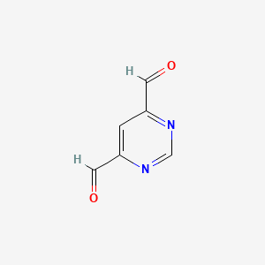 molecular formula C6H4N2O2 B1629263 Pyrimidine-4,6-dicarbaldehyde CAS No. 78213-69-1