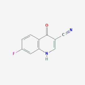 molecular formula C10H5FN2O B1629264 7-fluoro-1,4-dihydro-4-oxo-3-Quinolinecarbonitrile CAS No. 1008780-80-0