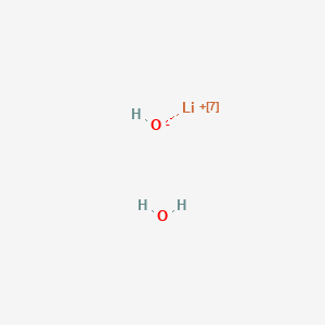 molecular formula H3LiO2 B1629269 Lithium-7(1+);hydroxide;hydrate CAS No. 76576-68-6
