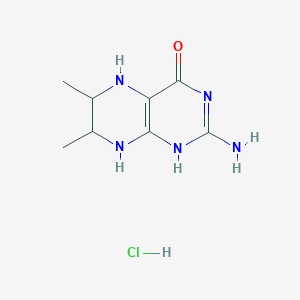 2-Amino-6,7-dimethyl-5,6,7,8-tetrahydropteridin-4-ol hydrochloride