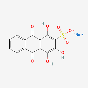 2-Anthracenesulfonic acid, 9,10-dihydro-1,3,4-trihydroxy-9,10-dioxo-, monosodium salt