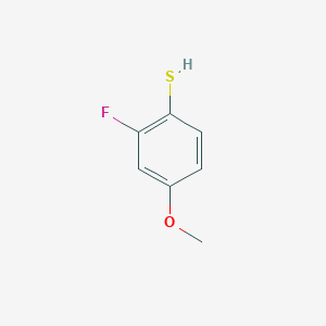 molecular formula C7H7FOS B1629279 2-Fluoro-4-methoxybenzene-1-thiol CAS No. 398456-79-6