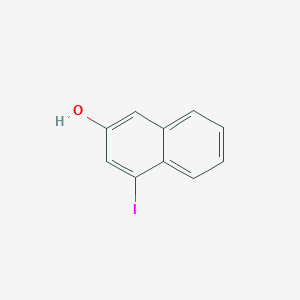 molecular formula C10H7IO B1629280 4-碘萘-2-醇 CAS No. 90800-21-8