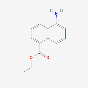 molecular formula C13H13NO2 B1629284 Ethyl 5-aminonaphthalene-1-carboxylate CAS No. 95092-86-7