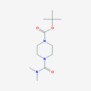 molecular formula C12H23N3O3 B1629285 1-Boc-4-二甲基氨基羰基哌嗪 CAS No. 215453-81-9