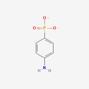molecular formula C6H6NO3P-2 B1629289 4-膦酸苯胺 CAS No. 52331-30-3