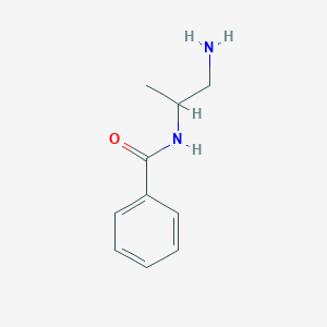 molecular formula C10H14N2O B1629291 N-(1-aminopropan-2-yl)benzamide CAS No. 522646-23-7