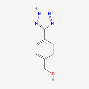 molecular formula C8H8N4O B1629298 4-(1H-Tetrazol-5-YL)benzyl alcohol CAS No. 501126-02-9