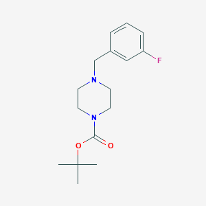 molecular formula C16H23FN2O2 B1629299 Tert-butyl 4-(3-fluorobenzyl)piperazine-1-carboxylate CAS No. 203047-34-1
