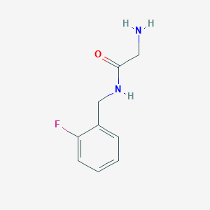 molecular formula C9H11FN2O B1629300 2-Amino-N-(2-fluoro-benzyl)-acetamide CAS No. 864273-29-0