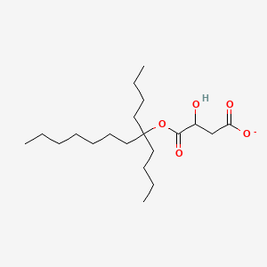 4-[(5-Butyldodecan-5-YL)oxy]-3-hydroxy-4-oxobutanoate