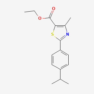Ethyl 2-(4-isopropylphenyl)-4-methylthiazole-5-carboxylate