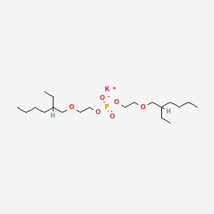 molecular formula C20H42KO6P B1629314 Potassium bis(2-((2-ethylhexyl)oxy)ethyl) phosphate CAS No. 84852-42-6