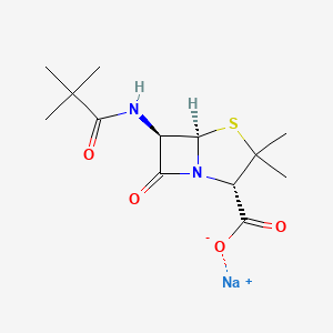 molecular formula C13H19N2NaO4S B1629315 tert-Butylpenicillin sodium salt CAS No. 20520-33-6