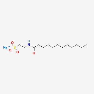 molecular formula C14H28NNaO4S B1629316 Sodium 2-[(1-oxododecyl)amino]ethanesulfonate CAS No. 70609-66-4