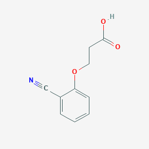 molecular formula C10H9NO3 B1629334 3-(2-Cyanophenoxy)propanoic acid CAS No. 916198-50-0