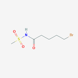 molecular formula C6H12BrNO3S B1629338 5-Bromo-N-methanesulfonylpentanamide CAS No. 52533-64-9