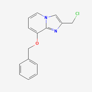 8-(Benzyloxy)-2-(chloromethyl)imidazo[1,2-a]pyridine