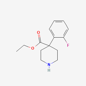 4-(2-Fluorophenyl)-4-piperidinecarboxylic acid ethyl ester