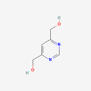 molecular formula C6H8N2O2 B1629348 pyrimidine-4,6-diyldimethanol CAS No. 50345-29-4