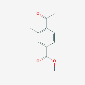 molecular formula C11H12O3 B1629349 Methyl 4-acetyl-3-methylbenzoate CAS No. 57542-73-1