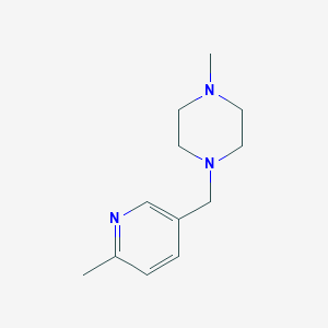 1-Methyl-4-((6-methylpyridin-3-yl)methyl)piperazine