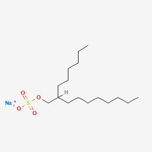 molecular formula C16H33NaO4S B1629360 Sodium (2-hexyldecyl) sulphate CAS No. 25542-86-3