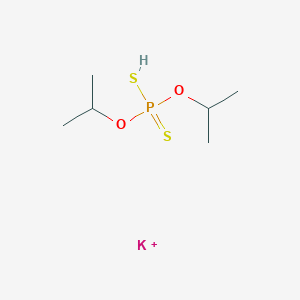 molecular formula C6H14KO2PS2 B1629363 Potassium;di(propan-2-yloxy)-sulfanyl-sulfanylidene-lambda5-phosphane CAS No. 3419-34-9