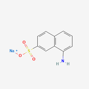 molecular formula C10H9NNaO3S+ B1629365 Sodium 8-aminonaphthalene-2-sulphonate CAS No. 6322-37-8