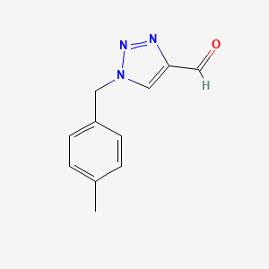 molecular formula C11H11N3O B1629368 1-(4-甲基苄基)-1H-1,2,3-三唑-4-甲醛 CAS No. 952183-31-2