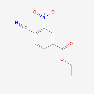 molecular formula C10H8N2O4 B1629376 4-氰基-3-硝基苯甲酸乙酯 CAS No. 321162-58-7